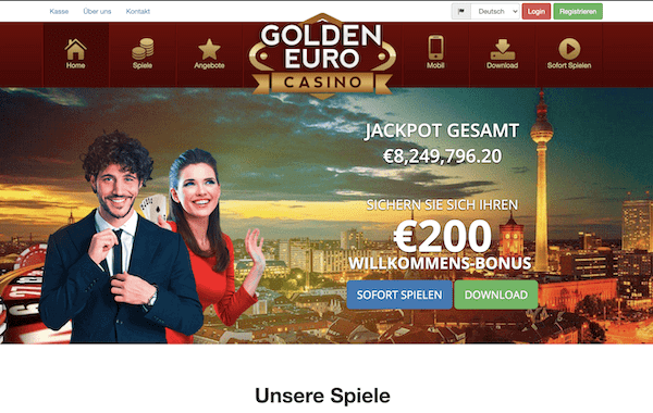 Golden Euro Casino Erfahrungen und Test