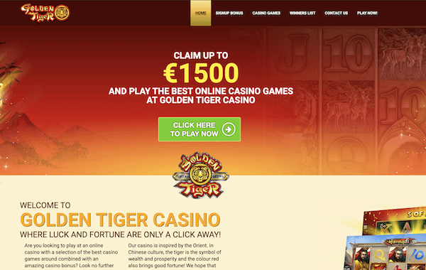 Golden Tiger Casino Erfahrungen und Test