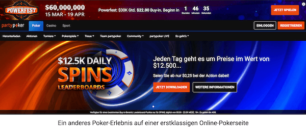 PartyPoker Erfahrungen und Test